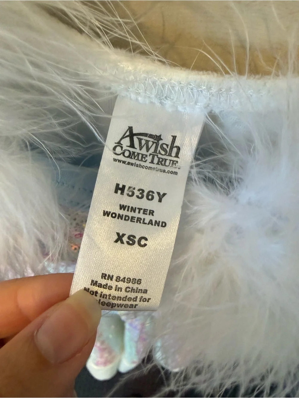 NEW! A Wish Come True Winter Wonderland Holiday dance costume iridescent